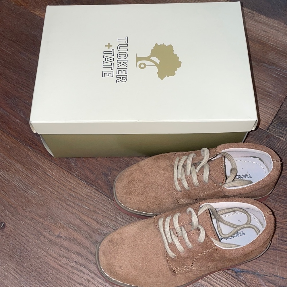 Tucker + tate boys leather shoes